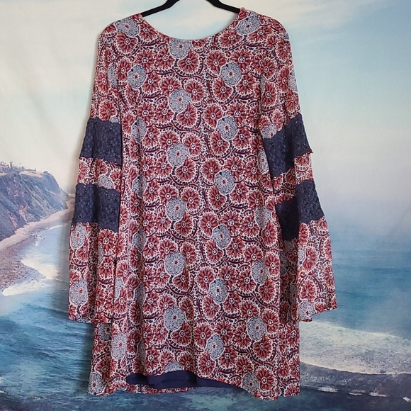 Vulcom Dresses & Skirts - Women's Vulcom Red Blue Dress Size Large